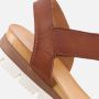 AQA Shoes A8750~~~~~~~~~~~~~~~~~~~~~~~~~ Platte sandalenDames Sandalen Cognac - Thumbnail 4