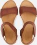 AQA Shoes A8570 Volwassenen Platte sandalenDames Sandalen Cognac - Thumbnail 3