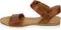 AQA Shoes A8750~~~~~~~~~~~~~~~~~~~~~~~~~ Platte sandalenDames Sandalen Cognac - Thumbnail 7