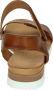 AQA Shoes A8570 Volwassenen Platte sandalenDames Sandalen Cognac - Thumbnail 7