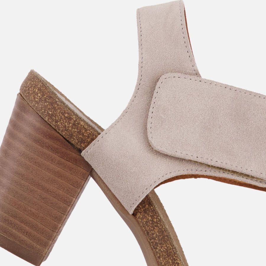 Aqa Sandalen met hak grijs Suede Dames - Foto 4