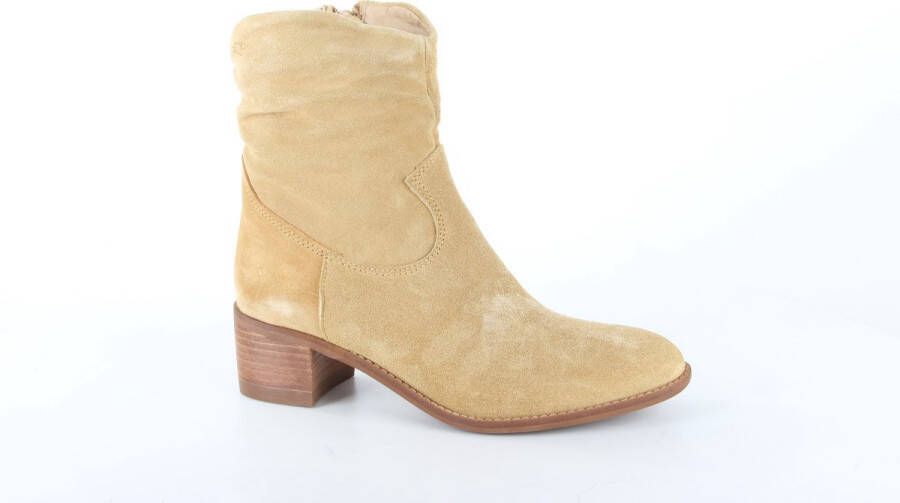 AQA Shoes A8352 Volwassenen Cowboylaarzen Wit beige