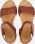 Aqa Shoes A8365 Volwassenen Platte sandalen Cognac - Thumbnail 3