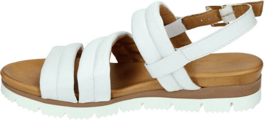 AQA Shoes A8366 Volwassenen Platte sandalen Wit beige