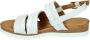 AQA Shoes A8366 Volwassenen Platte sandalenDames Sandalen Wit beige - Thumbnail 4