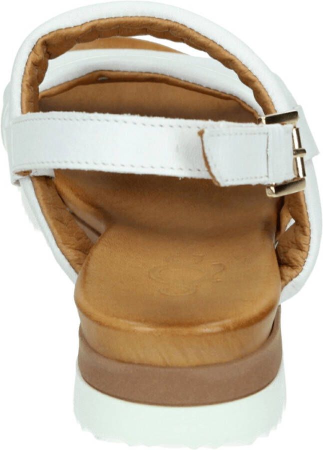 AQA Shoes A8366 Volwassenen Platte sandalen Wit beige
