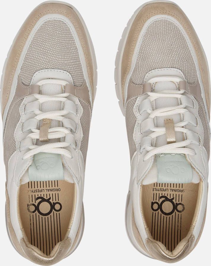 Aqa Sneakers beige Leer Dames