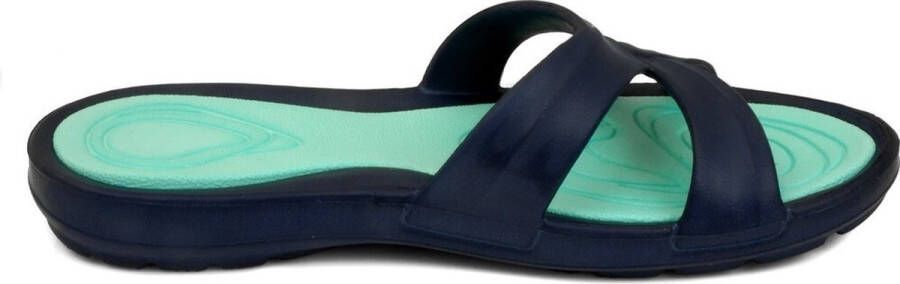 Aqua Speed Panama Badslippers Dames Navy Turquoise - Foto 3