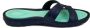 Aqua Speed Panama Badslippers Dames Navy Turquoise - Thumbnail 3