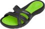 Aqua Speed Panama Badslippers Dames Zwart Lime Groen - Thumbnail 2