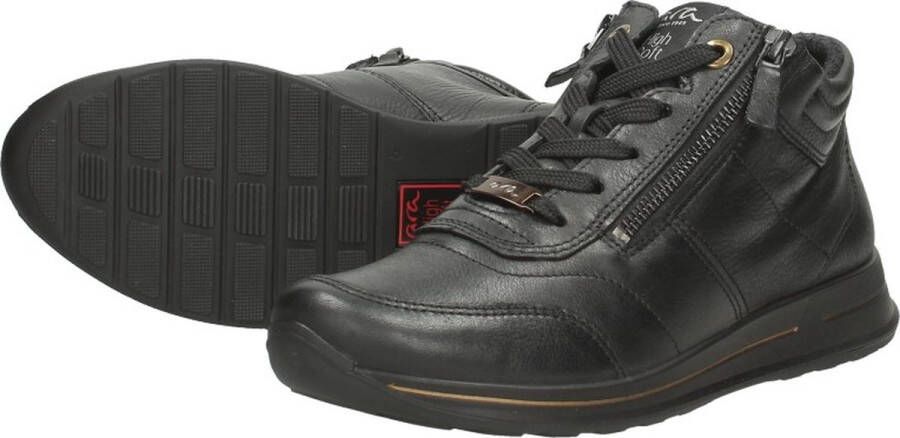 Ara 1224808 VeterlaarzenHoge sneakersDames veterschoenenHalf-hoge schoenen Zwart