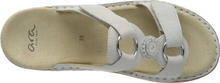 Ara 1227232 Volwassenen Dames slippers Wit beige