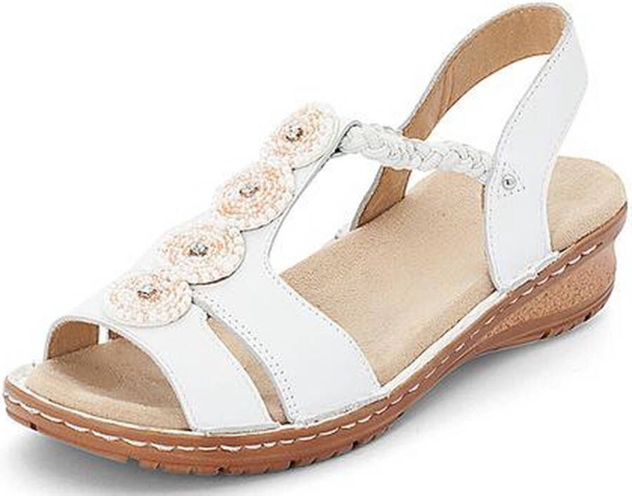 Ara 1227232 Volwassenen Dames slippers Wit beige