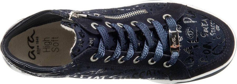 Ara 1234499 Volwassenen VeterlaarzenHalf-hoge schoenen Blauw
