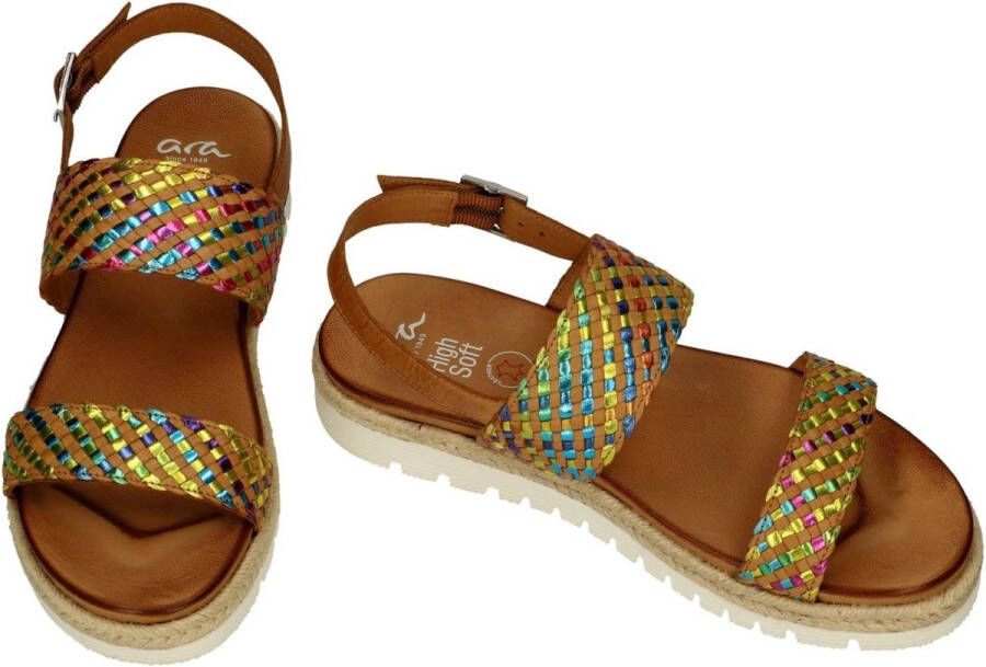 Ara 1238101 Sandalen met hakDames Sandalen Bruin