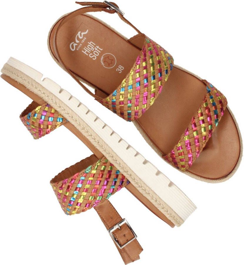 Ara 1238101 Sandalen met hakDames Sandalen Bruin
