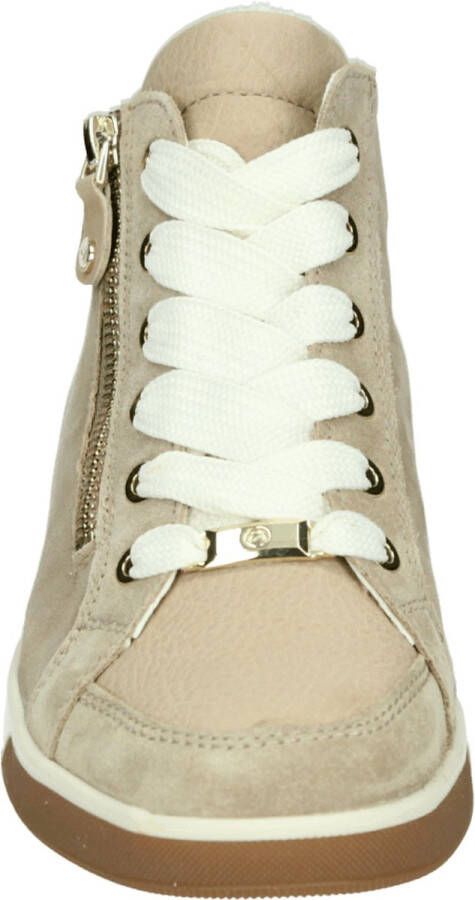 Ara 1244499 Volwassenen VeterlaarzenHoge sneakersDames veterschoenenHalf-hoge schoenen Taupe