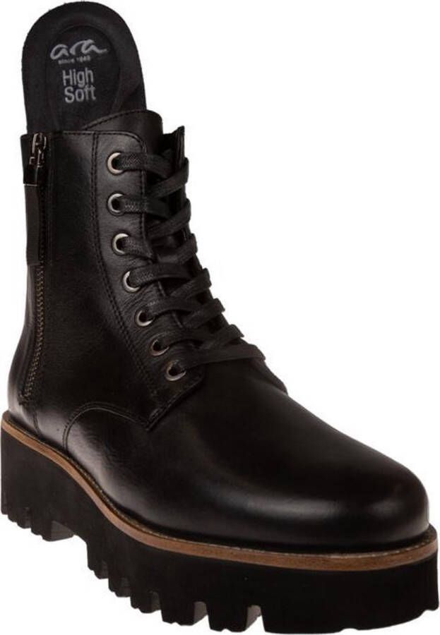 Ara 16711 veterboot zwart dames