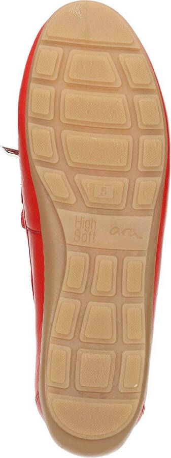 Ara Comfortabele leren damesloafer Red Dames - Foto 2