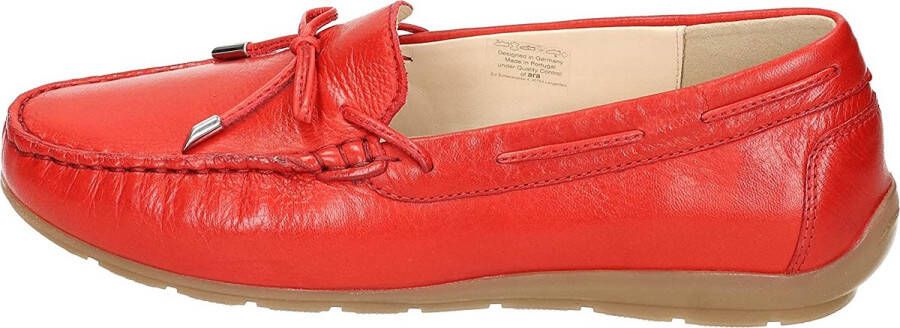 Ara Comfortabele leren damesloafer Red Dames - Foto 4