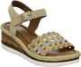 Ara Dames Sandaal met Sleehak en Gevlochten Lint Multicolor Dames - Thumbnail 9