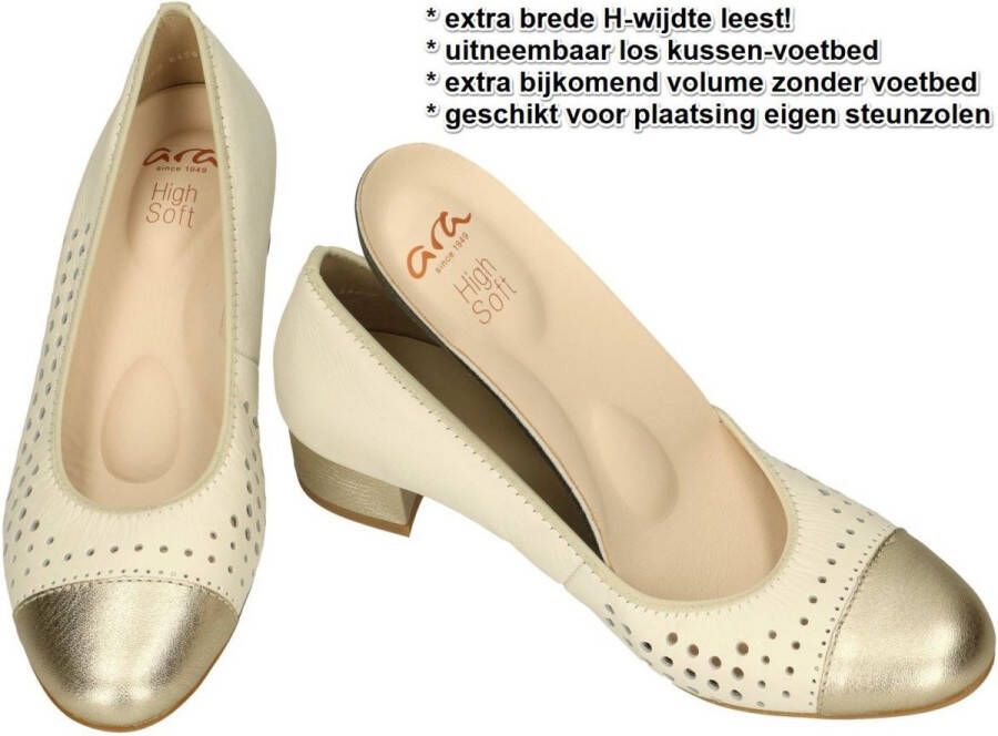 Ara Beige Leren Pumps voor Zakelijke Kleding Beige Dames - Foto 3