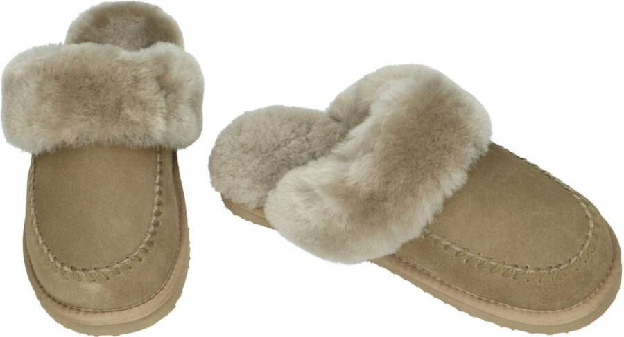 Ara -Dames taupe pantoffels - Foto 2