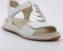 Ara 1234826~~~~~~~~~~~~~~~~~~~~~~~ Platte sandalenDames Sandalen Wit beige - Thumbnail 7