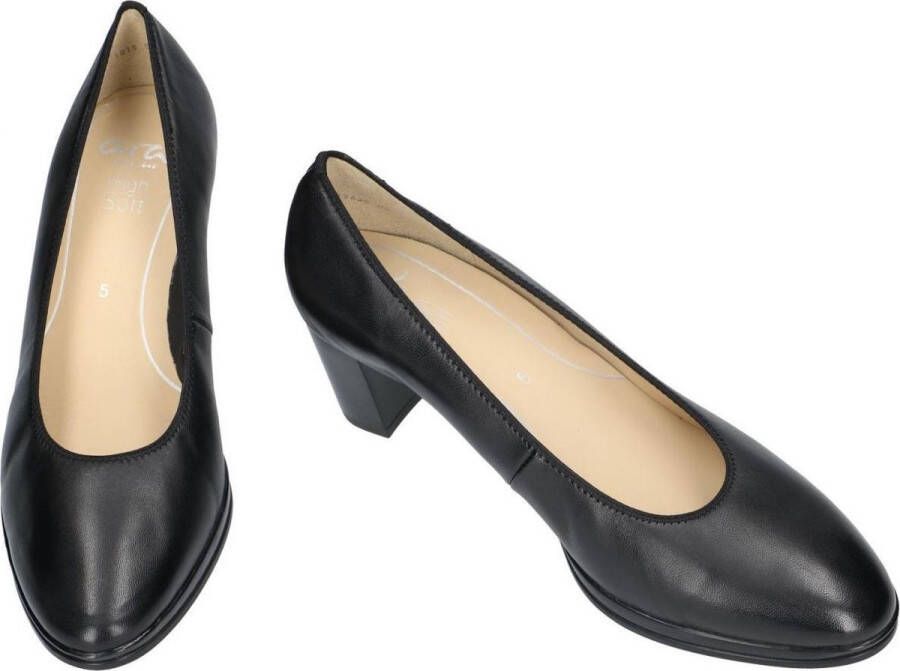 Ara High Soft dames pumps in zwart leder ½