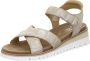 Ara Comfortabele Kent Dames Sandaal Beige Dames - Thumbnail 1