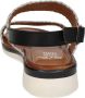Ara Trendy Gevlochten Leren Sandaal Zwart Zilver Black Dames - Thumbnail 16