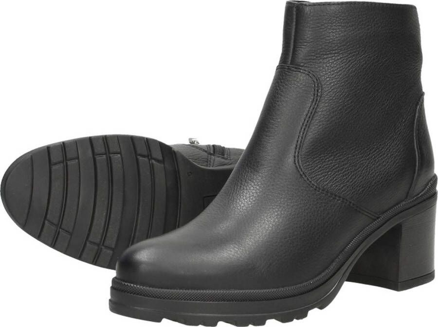 Ara Dames Leren Enkellaarzen Black Dames