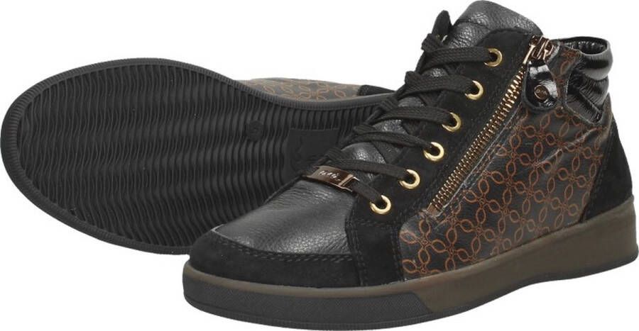 Ara Rom Veterschoenen Hoog zwart