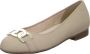 Ara Sardinia dames ballerina beige - Thumbnail 7