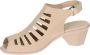 Arche ENEXOR Volwassenen Sandalen met hakDames Sandalen Wit beige - Thumbnail 3