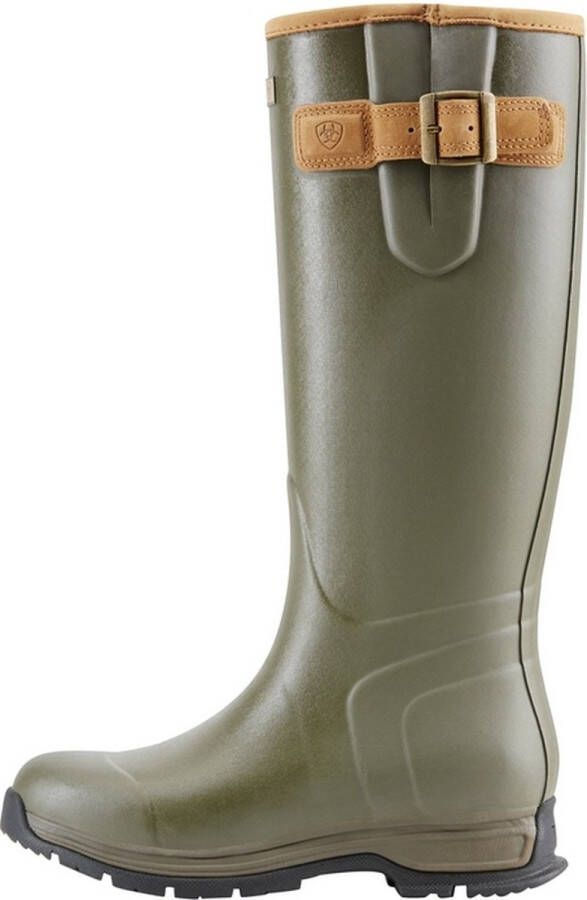 Ariat Burford Insulated Olive Rubber Boots Olive green