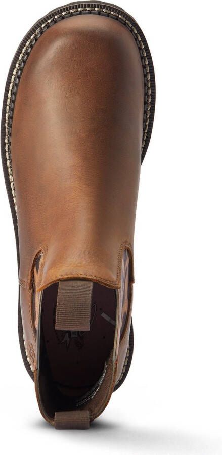 Ariat Fatbaby Twin Gore Rijlaarzen Distressed Tan Chelsea Boot Panterprint