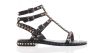 Ash Play Zwarte Leren Platte Sandalen Black Dames - Thumbnail 11