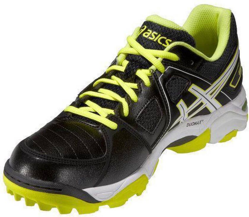 ASICS Gel Blackheath 5 Hockeyschoenen Mannen Zwart Wit Geel