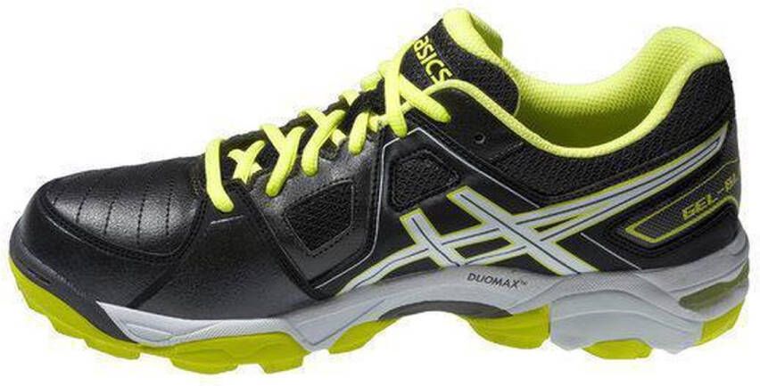 ASICS Gel Blackheath 5 Hockeyschoenen Mannen Zwart Wit Geel