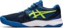 ASICS Padelschoen Tennisschoen Gel Challenger 13 Zwart Blauw - Thumbnail 5