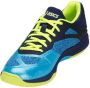 ASICS Gel-Netburner Ballistic Sportschoenen Vrouwen licht blauw donker blauw geel - Thumbnail 9