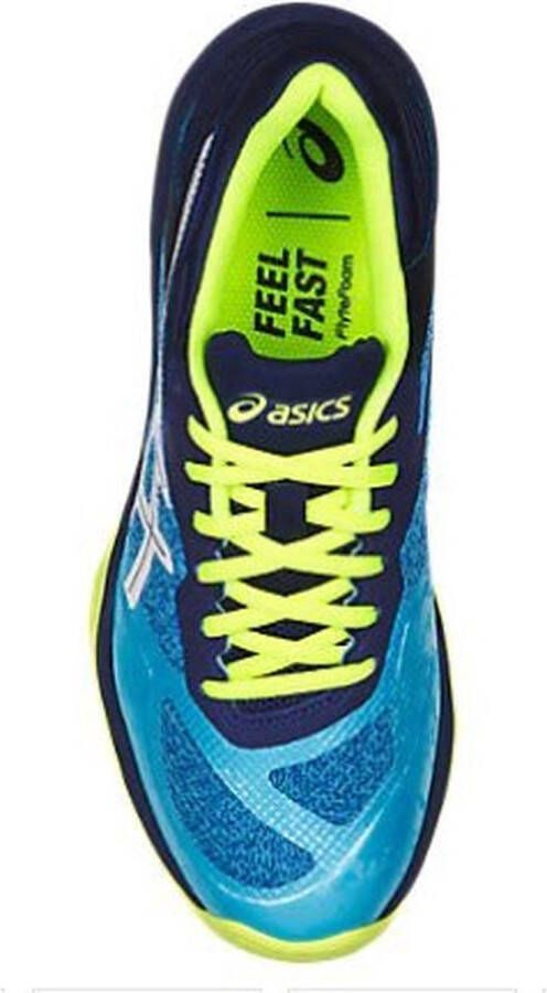 ASICS Gel-Netburner Ballistic Sportschoenen Vrouwen licht blauw donker blauw geel