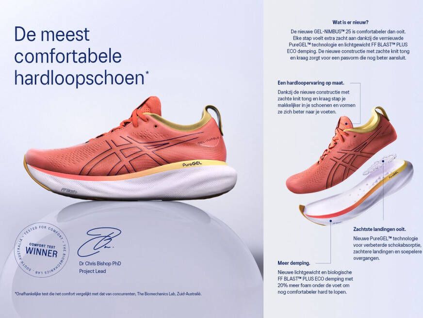 ASICS Women's GEL-NIMBUS 25 Running Shoes Hardloopschoenen - Foto 14