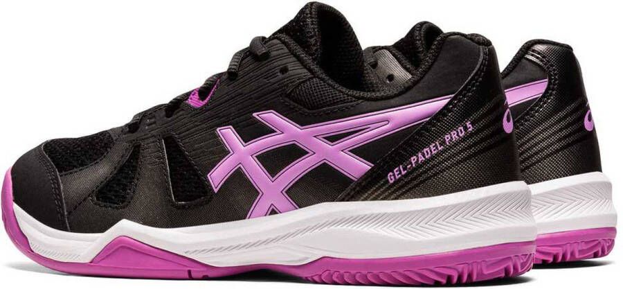 ASICS Girls' Black And Pink Gel Padel Pro 5 Gs 1044a048 002 Padel Shoes - Foto 5