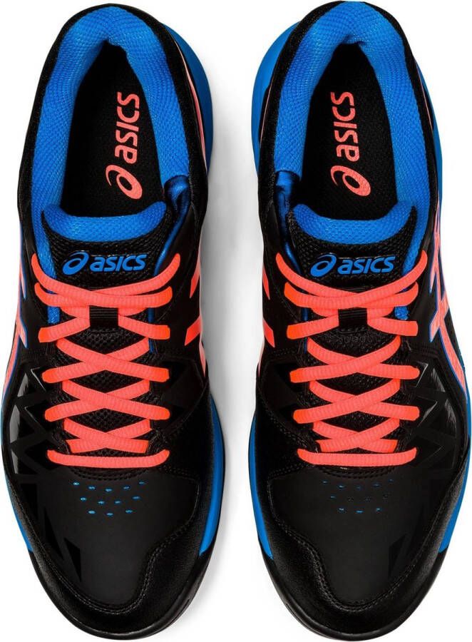 ASICS Gel-Peake Sportschoenen Mannen zwart rood oranje blauw