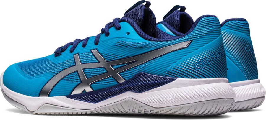 ASICS Gel-Tactic Volleybalschoenen Island Blue Pure Silver Heren - Foto 5