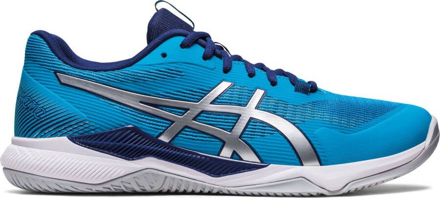 ASICS Gel-Tactic Volleybalschoenen Island Blue Pure Silver Heren