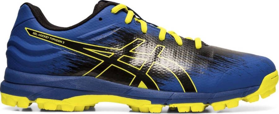 ASICS Gel-Typhoon 3 Sportschoenen 1 3 Mannen zwart blauw geel