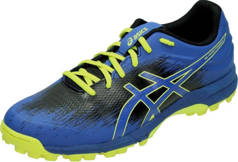 ASICS Gel-Typhoon 3 Sportschoenen 1 3 Mannen zwart blauw geel